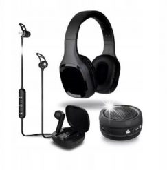 Słuchawki Denver DENVER ZESTAW SŁUCHAWEK BEZPRZEWODOWYCH + GŁOŚNIK. Słuchawki bezprzewodowe Denver. Za 415.80 zł.