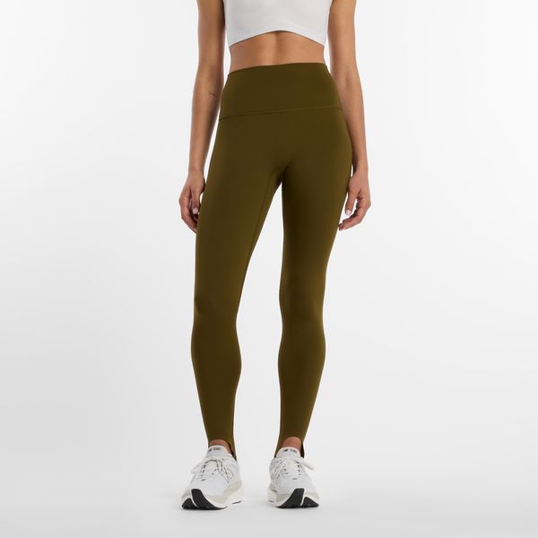 Legginsy damskie do biegania New Balance Sleek WP53168WDL – zielone. Zielone legginsy damskie New Balance, bez wzorów, z lycry. Za 429.99 zł.