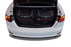 Torby Do Bagażnika Audi A5 Coupe 2017-2024 5Szt Kjust. Czarne torby podróżne damskie KJUST, bez wzorów, z kauczuku. Za 1,581.00 zł.