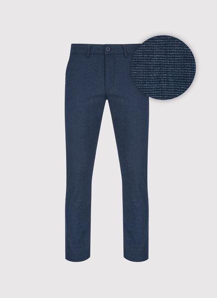 PAKO LORENTE - Granatowe spodnie męskie. Eleganckie spodnie męskie Pako Lorente, bez wzorów, z bawełny. Za 359.99 zł.