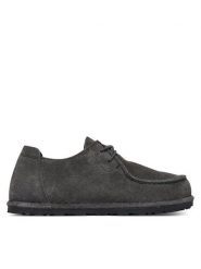 Birkenstock Półbuty Utti Lace Low 1032743 Szary ciemny. Szare półbuty damskie Birkenstock, bez wzorów, ze skóry, bez obcasa, na płaskiej podeszwie, bez zapięcia. Za 719.99 zł.