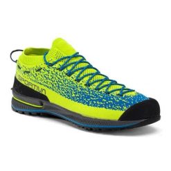 Buty podejściowe męskie La Sportiva TX2 Evo. Niebieskie buty zimowe męskie La Sportiva, bez wzorów, bez obcasa, bez zapięcia. Za 670.61 zł.