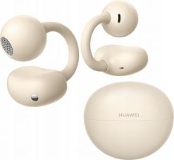 Słuchawki Huawei Freeclip beżowe. Brązowe słuchawki bezprzewodowe Huawei. Za 687.95 zł.