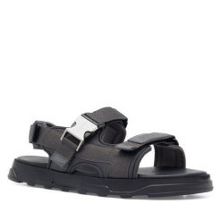 Sandały Badura. Szare sandały męskie Badura, bez wzorów, bez zapięcia. Za 249.99 zł.