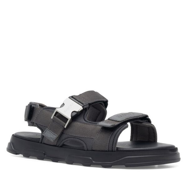 Sandały Badura. Szare sandały męskie Badura, bez wzorów, bez zapięcia. Za 249.99 zł.