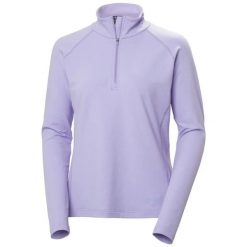 Bluza damska z zamkiem 1/2 Helly Hansen Tyri. Fioletowe bluzy damskie Helly Hansen, bez wzorów, bez ramiączek, bez kaptura. Za 412.00 zł.