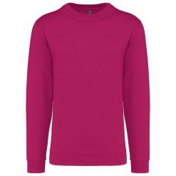Bluza z okrągłym dekoltem Kariban. Czerwone bluzy damskie KARIBAN, xl, bez wzorów, z bawełny, bez ramiączek, bez kaptura. Za 104.50 zł.
