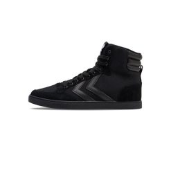 Buty sportowe dla dorosłych Hummel Slimmet stadil tonal high. Czarne obuwie sportowe damskie Hummel, bez wzorów, bez zapięcia, trekkingowe. Za 300.50 zł.