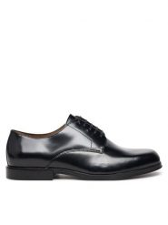 Calvin Klein Półbuty HM0HM01831 Czarny. Czarne półbuty męskie Calvin Klein, bez wzorów, z lakierowanej skóry, bez obcasa, bez zapięcia. Za 539.99 zł.