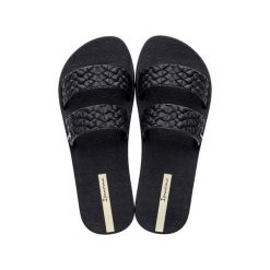 Klapki basenowe damskie Ipanema Renda II Fem. Czarne klapki damskie Ipanema, bez wzorów, z materiału, sportowe, bez obcasa, bez zapięcia. Za 173.00 zł.