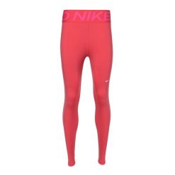 Legginsy damskie Nike Pro Sculpt. Czerwone bielizna sportowa damska Nike, bez wzorów. Za 159.99 zł.
