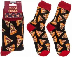 Out of the blue Skarpetki PIZZA - Zabawny Prezent dla Fana Pizzy - rozmiar 42-46. Niebieskie bielizna sportowa damska Out of the blue, bez wzorów. Za 29.99 zł.