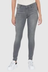 7 FOR ALL MANKIND Szare jeansy z wysokim stanem HW SKINNY. Szare jeansy damskie 7 for all mankind, bez wzorów, z bawełny, z podwyższonym stanem. W wyprzedaży za 459.99 zł.