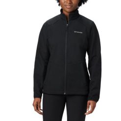Kurtka Przejściowa Damska Columbia Kruser Ridge II Softshell. Czarne kurtki sportowe damskie Columbia, m, bez wzorów, z softshellu, bez ramiączek, bez kaptura, trekkingowe. W wyprzedaży za 319.00 zł.