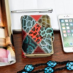 PATCHWORK JULIA ROSSO damski PORTFEL skórzany RFiD M98. Portfele damskie . Za 84.99 zł.