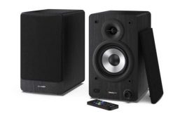 Sharp Bookshelf Speakers 2-drożny Czarny Przewodowy i Bezprzewodowy 60 W. Czarne głośniki przenośne Sharp. Za 508.99 zł.