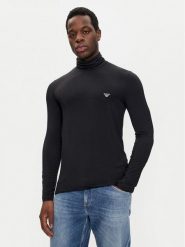Emporio Armani Underwear Golf 112066 4F511 00020 Czarny Slim Fit. Czarne swetry męskie Emporio Armani Underwear, m, bez wzorów, bez kołnierzyka, bez ramiączek. Za 419.99 zł.
