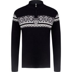 Sweter DALE OF NORWAY ST. MORITZ. Czarne swetry męskie Dale of Norway, z aplikacjami, z wełny, eleganckie, bez kołnierzyka, bez ramiączek. Za 1,100.00 zł.