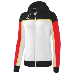 Damska bluza dresowa z kapturem Erima Change. Białe bluzy damskie Erima, bez wzorów, z dresówki, sportowe, bez ramiączek, z kapturem. Za 276.50 zł.