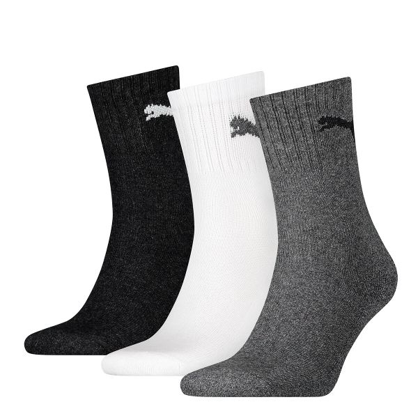 Skarpety Sportowe 882. Szare skarpety męskie Puma, bez wzorów, z bawełny. Za 39.99 zł.