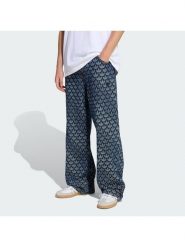 Adidas Jeansy Monogram KD0399 Niebieski Loose Fit. Niebieskie jeansy męskie Adidas, z bawełny. Za 399.99 zł.