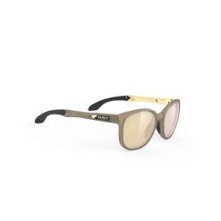 Okulary Rudy Project LIGHTFLOW B ICE GOLD MATTE - Multilaser Gold. Brązowe okulary przeciwsłoneczne damskie Rudy Project. W wyprzedaży za 663.00 zł.