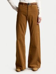 Polo Ralph Lauren Spodnie materiałowe 211B17556002 Brązowy jasny Flare Fit. Brązowe spodnie materiałowe damskie Polo Ralph Lauren, bez wzorów, z bawełny. Za 1,199.00 zł.