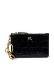 LAUREN RALPH LAUREN Bilonówka 432979863005 Czarny. Czarne portfele damskie Lauren Ralph Lauren, ze skóry. Za 489.99 zł.