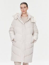 Calvin Klein Płaszcz zimowy Modern K20K205948 Écru Relaxed Fit. Płaszcze damskie Calvin Klein, na zimę, m, bez wzorów, z syntetyku, bez kołnierzyka, bez kaptura. Za 1,049.00 zł.
