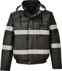 Kurtka męska Portwest S434 - Kurtka Iona Lite Bomber - granatowy 5XL. Niebieskie kurtki męskie Portwest, m, bez wzorów, bez kaptura. Za 229.24 zł.