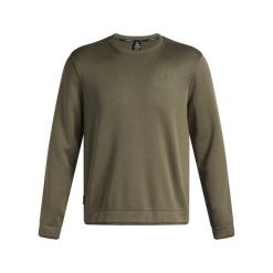 Polarowy sweter Under Armour. Zielone swetry męskie Under Armour, m, bez wzorów, z polaru, sportowe, bez kołnierzyka, bez ramiączek. Za 330.50 zł.