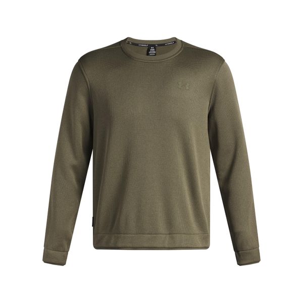 Polarowy sweter Under Armour. Zielone swetry męskie Under Armour, m, bez wzorów, z polaru, sportowe, bez kołnierzyka, bez ramiączek. Za 330.50 zł.