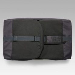 Torba sportowa Kipsta Hardcase 75 L. Czarne torby sportowe męskie Decathlon, bez wzorów, z gumy, na ramię, duże. Za 129.99 zł.