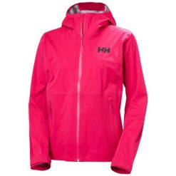 Damska kurtka turystyczna Helly Hansen Momentum 3L. Czerwone kurtki sportowe damskie Helly Hansen, l, bez wzorów, bez ramiączek, bez kaptura. W wyprzedaży za 998.00 zł.