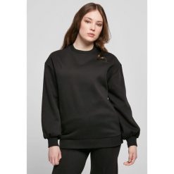 Bluza damska Urban Classics organic oversized crew. Czarne bluzy damskie Urban Classics, bez wzorów, z bawełny, bez ramiączek, bez kaptura. Za 277.00 zł.