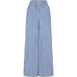 Luźne spodnie w paski dla kobiet Urban Classics. Białe spodnie dresowe damskie Urban Classics, bez wzorów, z bawełny, sportowe, długie. Za 214.00 zł.