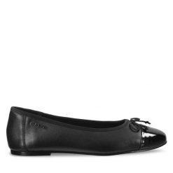 Baleriny Gant. Czarne balerinki damskie GANT, bez wzorów, bez obcasa, bez zapięcia. Za 309.99 zł.