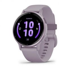 Zegarek Garmin Vivoactive 5, 42mm AMOLED Orchid. Fioletowe zegarki sportowe Garmin, bez wzorów. Za 1,125.99 zł.