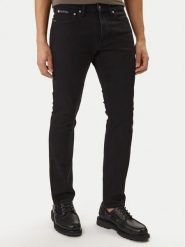 Calvin Klein Jeans Jeansy LV04RF925G Czarny Slim Fit. Czarne jeansy męskie Calvin Klein Jeans, z bawełny. Za 399.99 zł.
