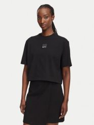 Karl Lagerfeld Jeans T-Shirt B3W17022 Czarny Boxy Fit. Czarne t-shirty damskie Karl Lagerfeld Jeans, s, bez wzorów, z bawełny, bez kołnierzyka, bez ramiączek. Za 219.99 zł.