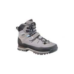 Buty trekkingowe wysokie TREK 700 damskie. Niebieskie obuwie trekkingowe damskie FORCLAZ, z kauczuku, bez zapięcia. W wyprzedaży za 449.99 zł.