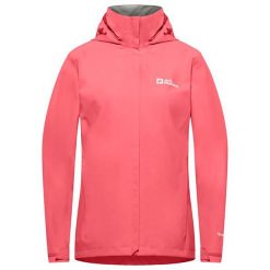 Kurtka przeciwdeszczowa damska Jack Wolfskin Trailtime 2L. Czerwone kurtki sportowe damskie Jack Wolfskin, l, bez wzorów, bez ramiączek, bez kaptura, trekkingowe. Za 399.99 zł.