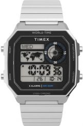Zegarek Timex Zegarek męski Timex TW5M68900 srebrny. Szare zegarki męskie Timex, bez wzorów, srebrne. Za 389.00 zł.