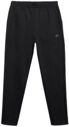 Spodnie dresowe 4F męskie czarne Treningowe M. Czarne spodnie sportowe męskie 4F, m, bez wzorów, z dresówki. Za 73.45 zł.