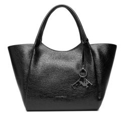 Torebka Emporio Armani. Czarne shopperki damskie Emporio Armani, bez wzorów, bez dodatków. Za 2,289.00 zł.