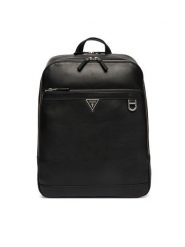 Guess Plecak HMMOSE P6145 Czarny. Czarne plecaki męskie Guess, z aplikacjami, ze skóry. Za 949.99 zł.