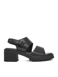 G-Star Raw Sandały WB-TILDE-24 Czarny. Czarne sandały damskie G-Star, bez wzorów, ze skóry, bez obcasa, na słupku, bez zapięcia. Za 154.99 zł.