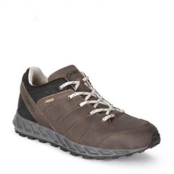 Buty trekkingowe męskie Aku Rapida Gtx. Brązowe trekkingi męskie Aku, ze skóry, bez zapięcia. Za 299.00 zł.