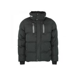 Kurtka narciarska ze zintegrowanym kapturem Peak Mountain. Czarne kurtki sportowe męskie Peak Mountain, na zimę, m, bez wzorów, narciarskie. Za 524.00 zł.