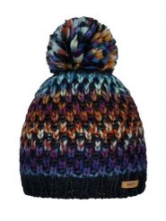 Czapka damska Barts Nicole Beanie. Niebieskie czapki damskie Barts, bez wzorów, z materiału, klasyczne. Za 175.00 zł.